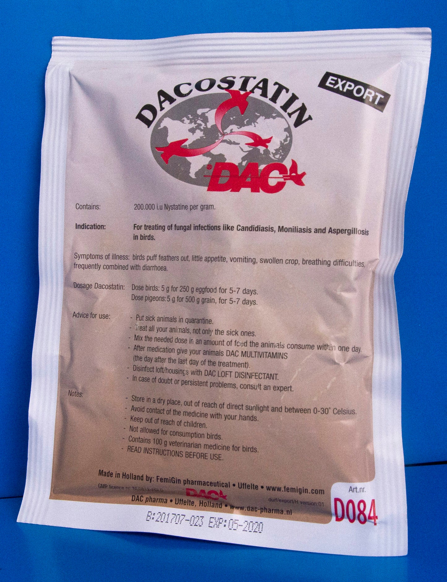 DACOSTATIN DAC