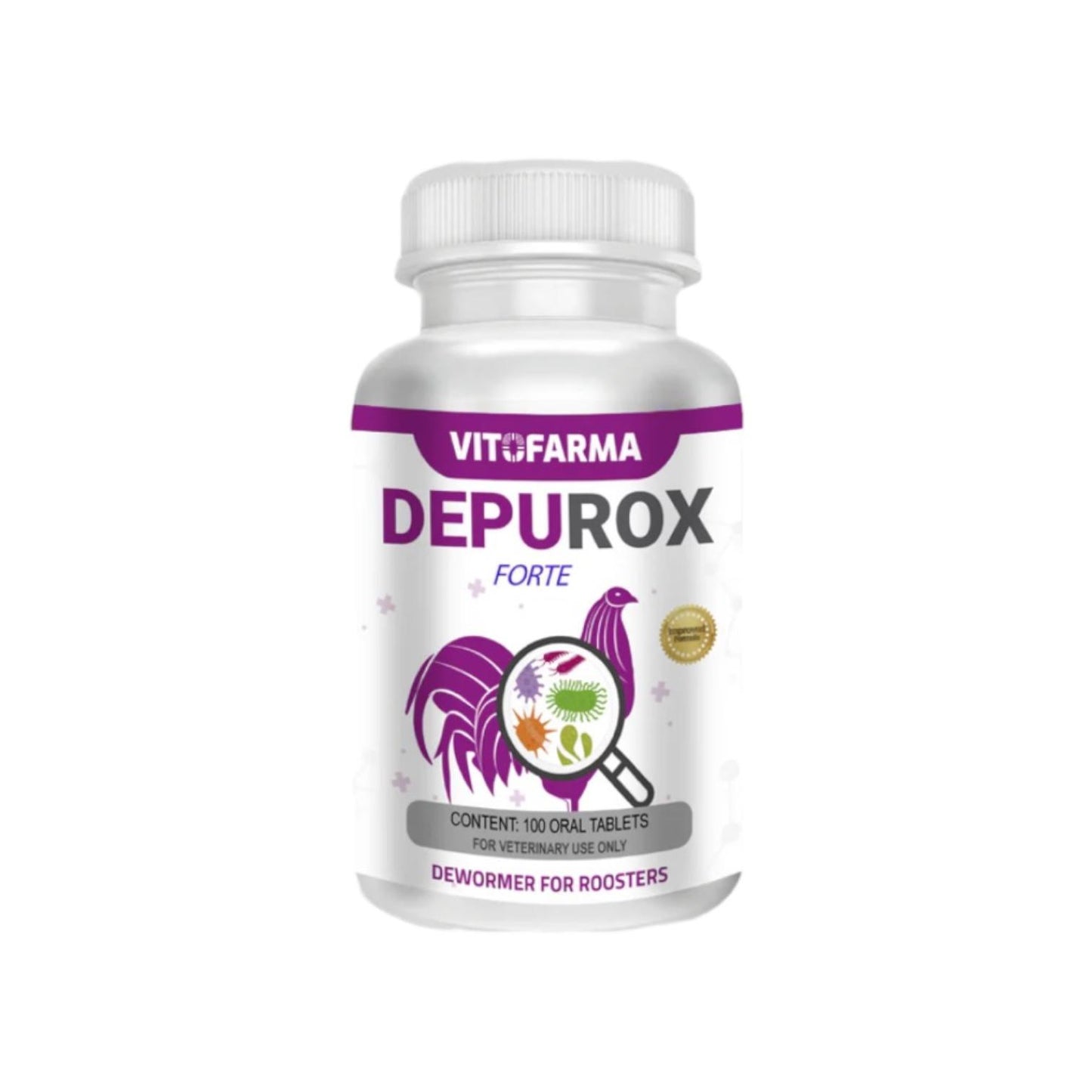 DEPUROX FORTE Dewormer for Roosters 100 tab