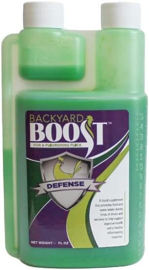 Defense for Poultry, Multivitamin for Chickens, Restores Digestive Health for Hens, Poultry Hydration - 8oz