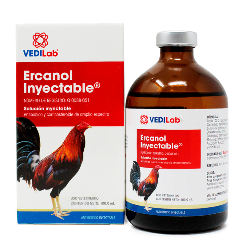 Ercanol Inyectable 100ml