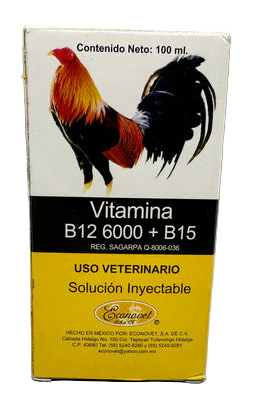 Vitamina B12 6000+B15  100ML