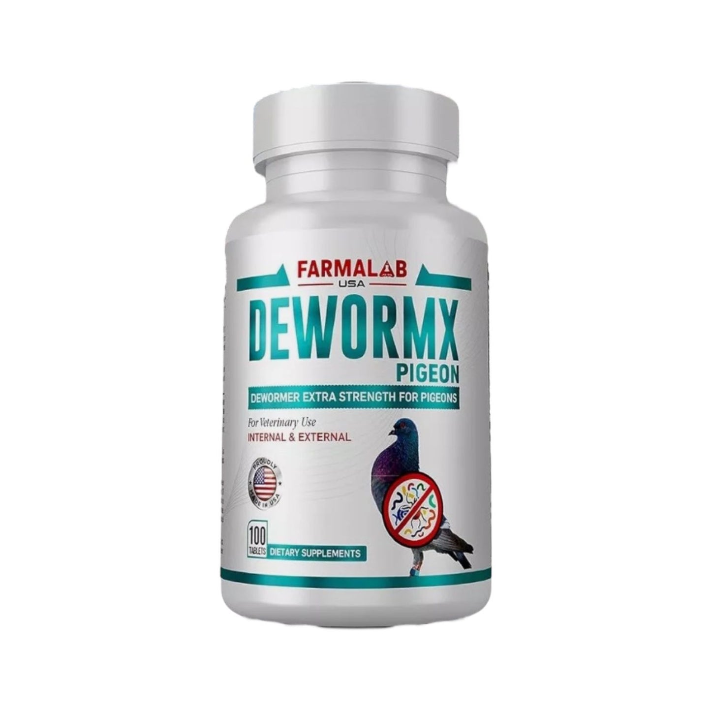 DEWORMX PIGEON TABS DEWORMER EXTRA STRENGTH PIGEONS DEWORMING FOR PIGEONS