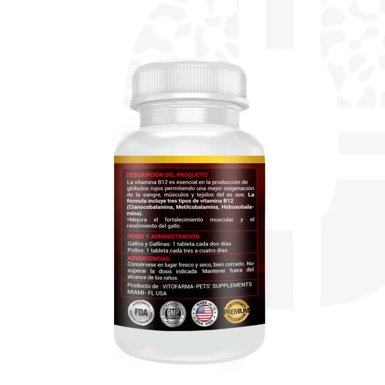 B12 10000 for roosters – Vitamin B12 100 tablets