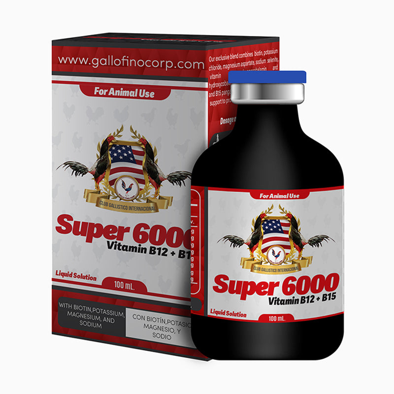 Super 6000 Vitamin B12 + B15