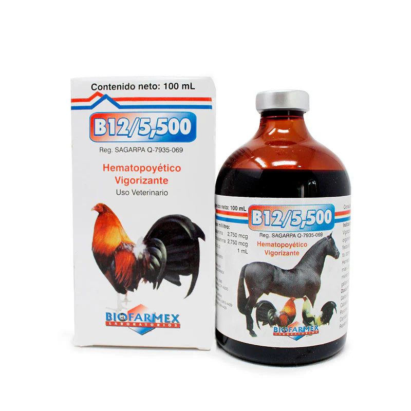 B 12/5,500 Hematopoietic Invigorating 100 ml