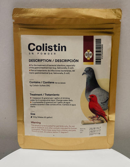 Colistin 5% Powder for Birds - 100g