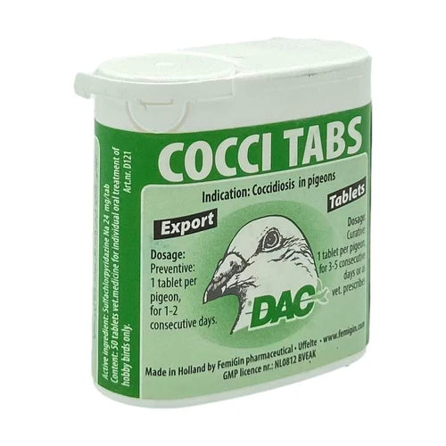 Dac Cocci Tabs - 50 tab