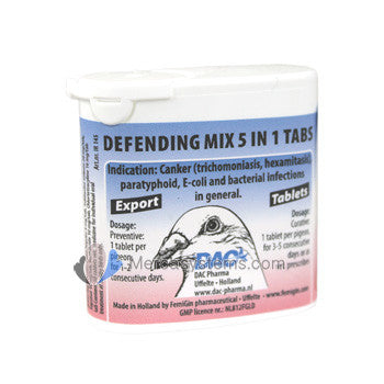 Dac Defending Mix 5 in 1 50 pastillas, (Tratamiento combinado 5 en 1)