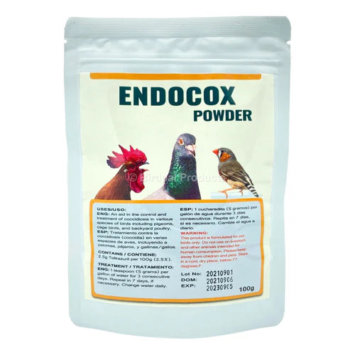 Endocox Powder - Anticoccidial Treatment for Birds 100g