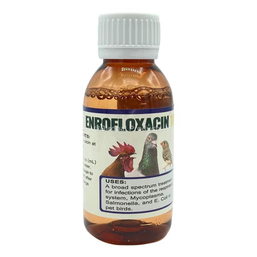 Enrofloxacin 10% for Birds (Generic Baytril) 100ml