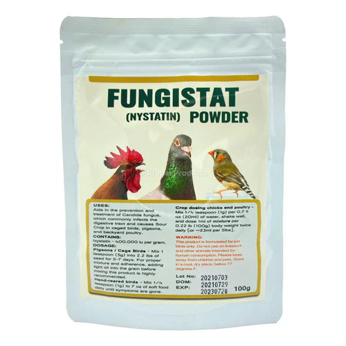 Fungistat Powder - Nystatin Candida Treatment for Birds