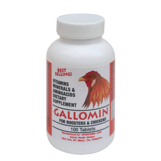 Gallomin for roosters and chickens 100 tab