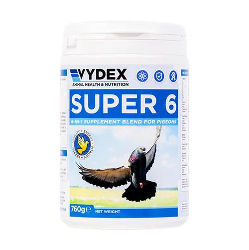 Vydex Super 6 - A Six-In-One Supplement Blend for Pigeons 